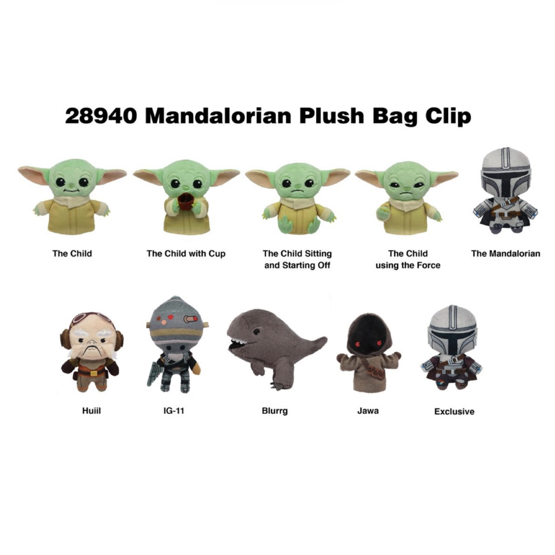 The Mandalorian Figural Plush Bag Clip