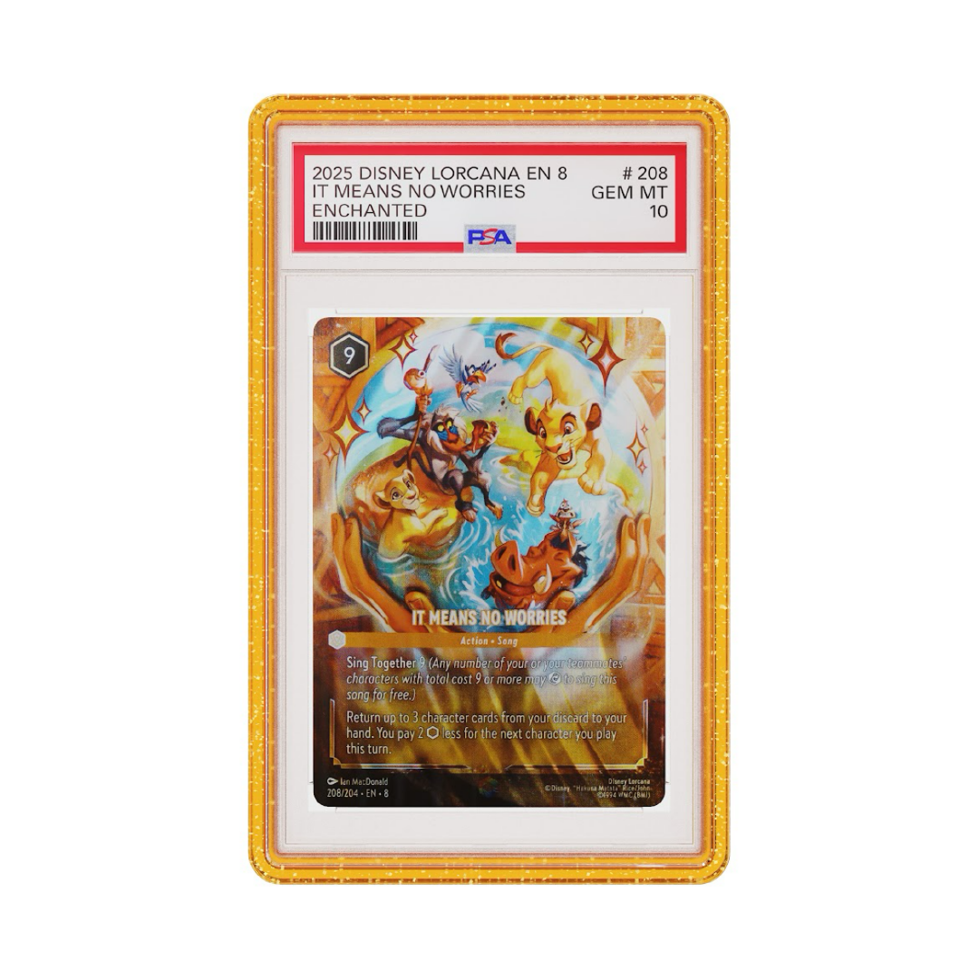 GradedGuard Hobby Store Limited Edition Exclusive Yellow Glitter