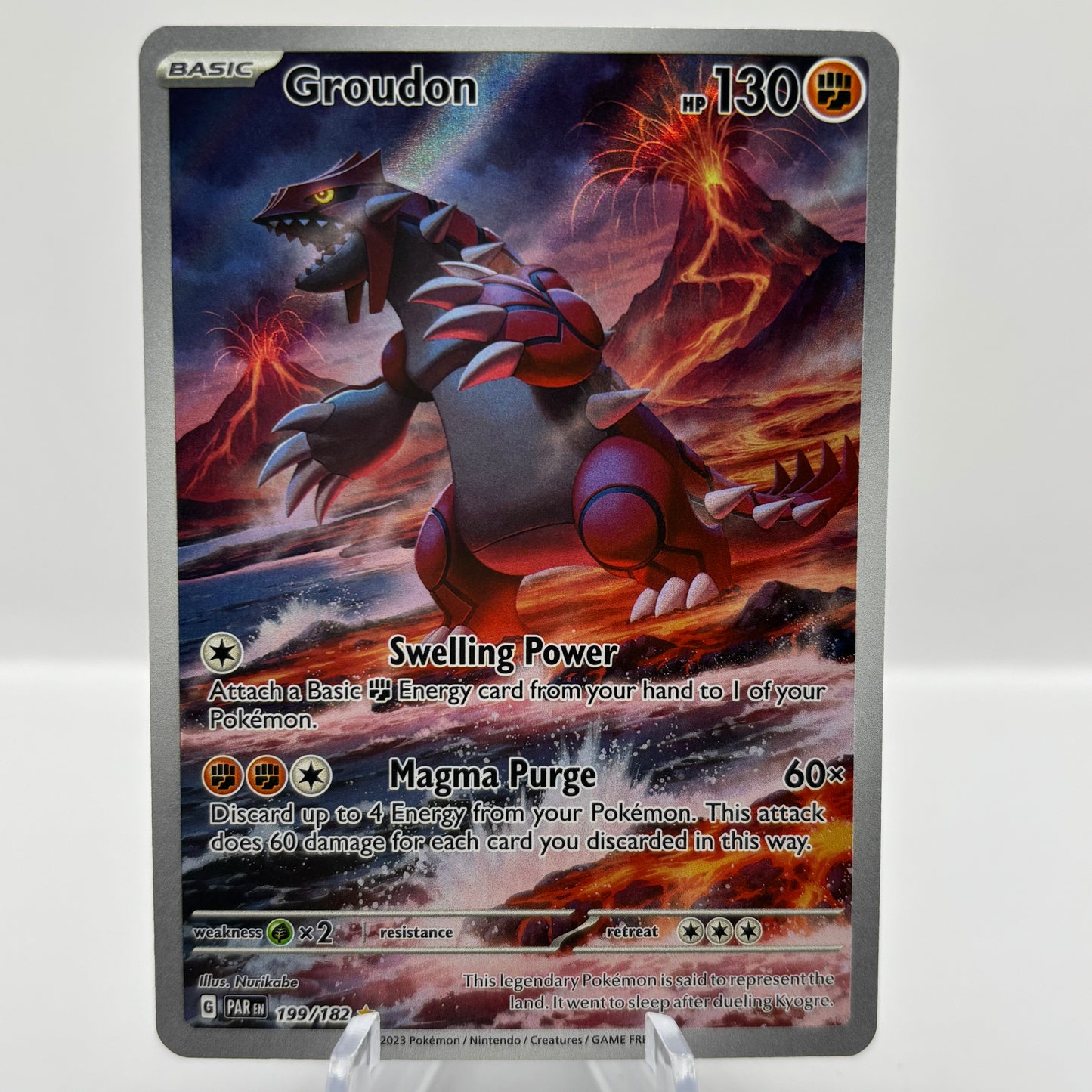 Groudon - 199/182 - SV04: Paradox Rift Single Card
