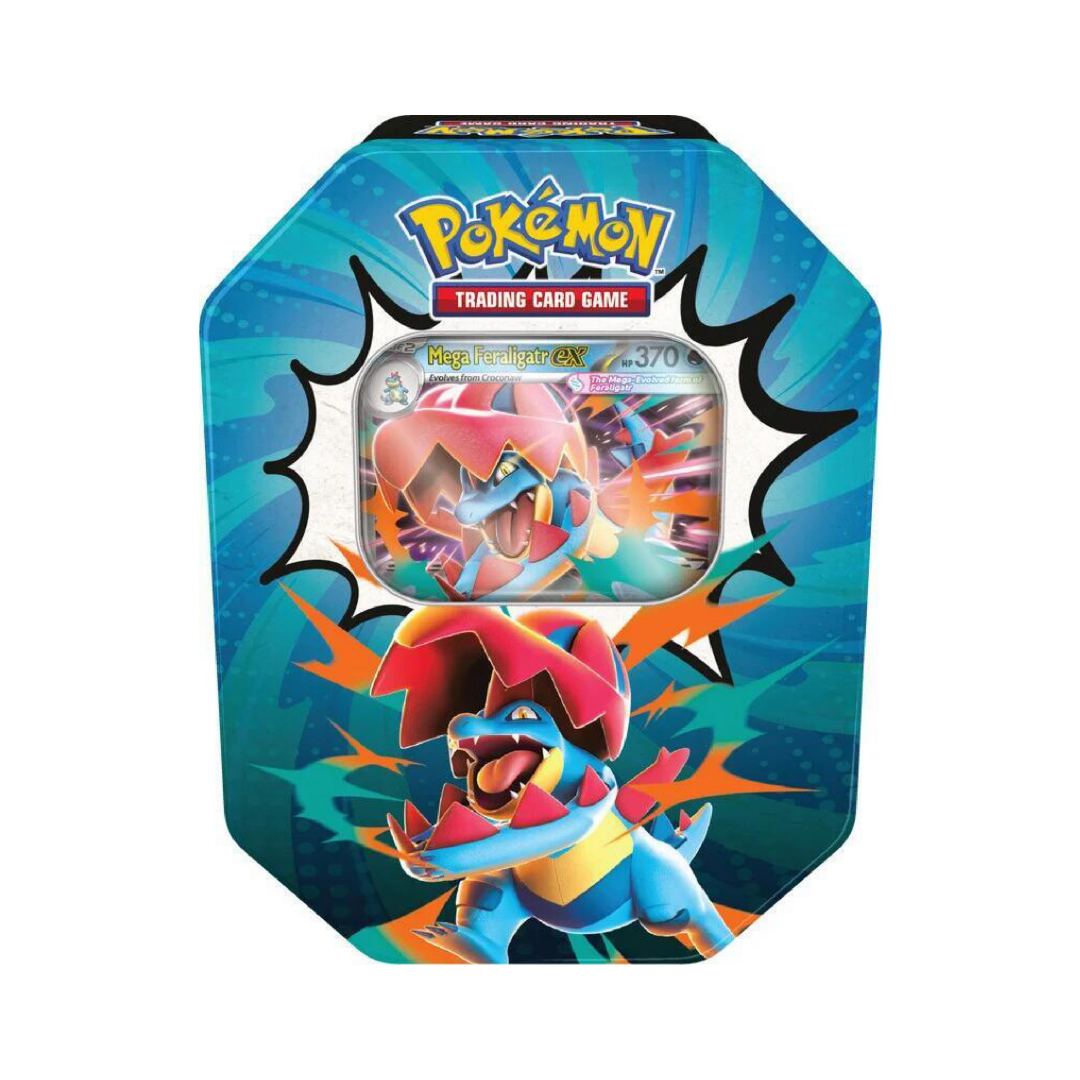Pokémon TCG: Ascended Heroes Tin Mega Feraligatr ex