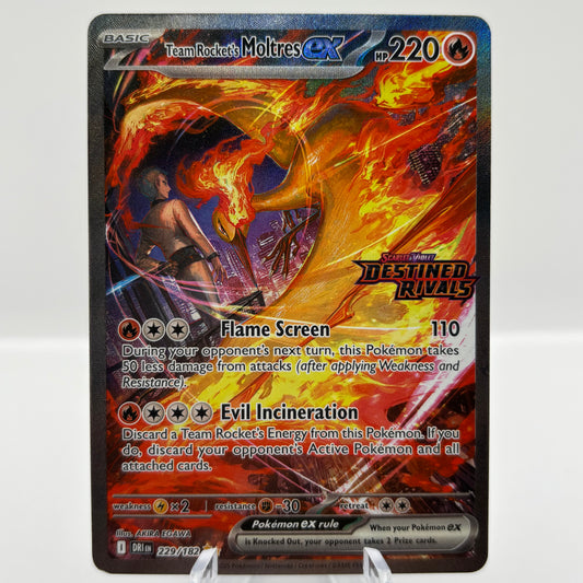 Team Rocket's Moltres ex - 229/182 - SV10: Destined Rivals Single Card