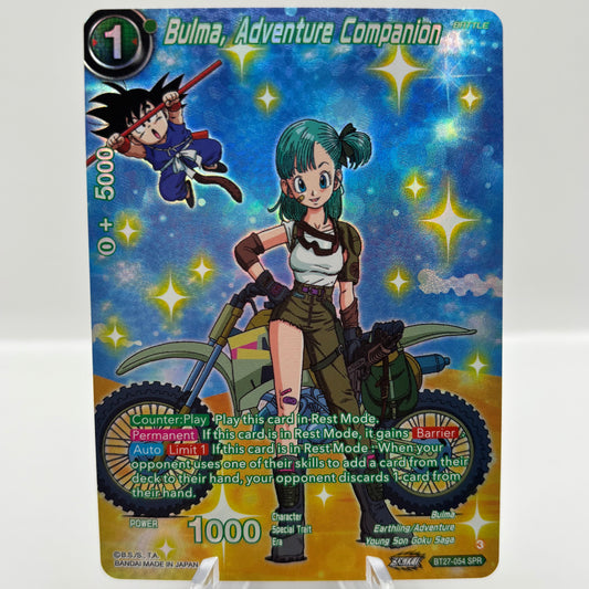 Bulma, Adventure Companion (SPR) - History of Z Single Card