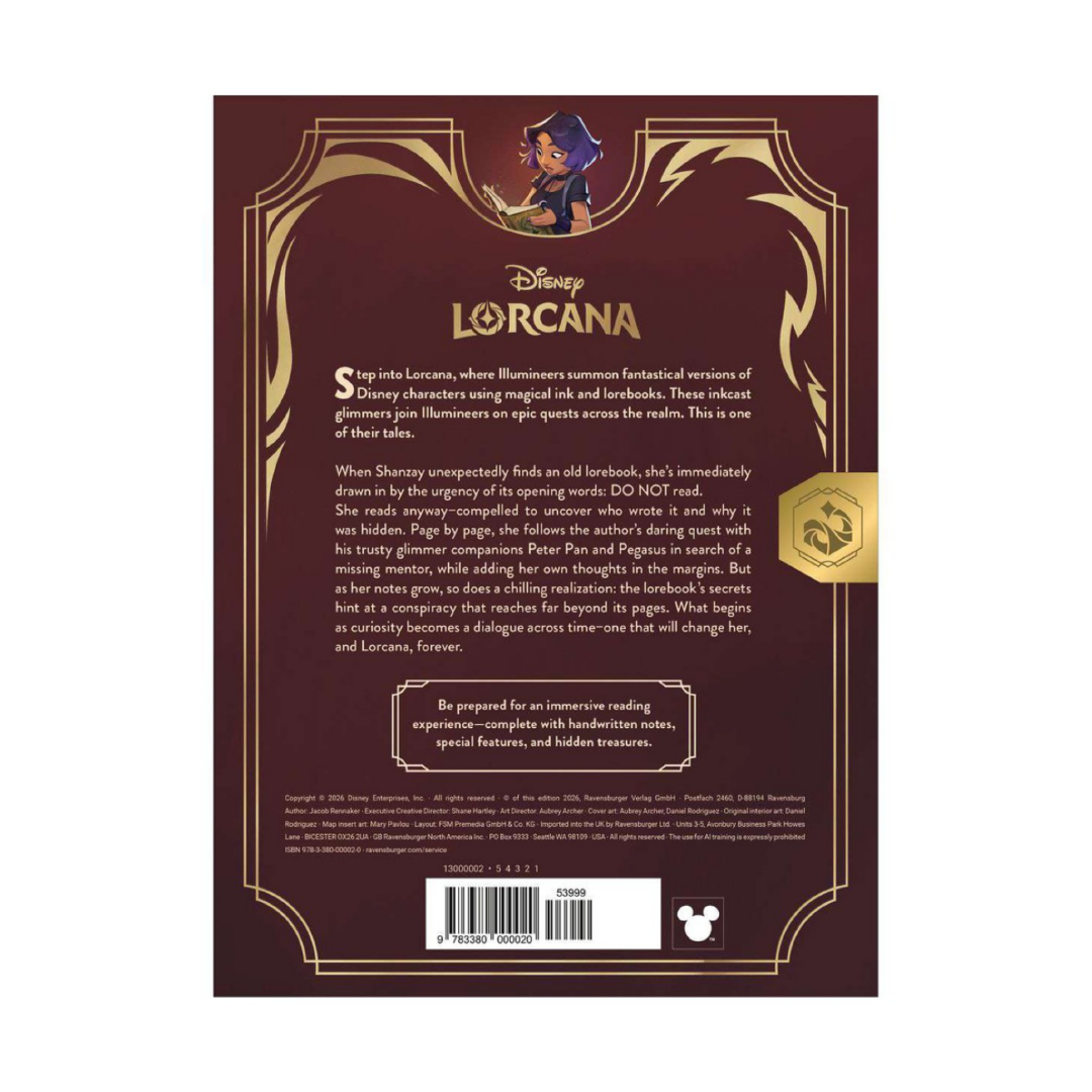 Disney Lorcana: Quest of Wonders an Illumineer’s Lore Book