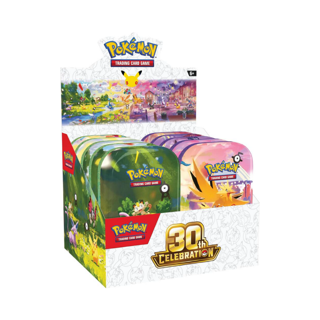 Pokemon TCG 30th Celebrations Mini Tin (Style Varies)