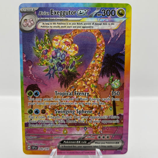 Alolan Exeggutor ex - 242/191 - SV08: Surging Sparks Single Card