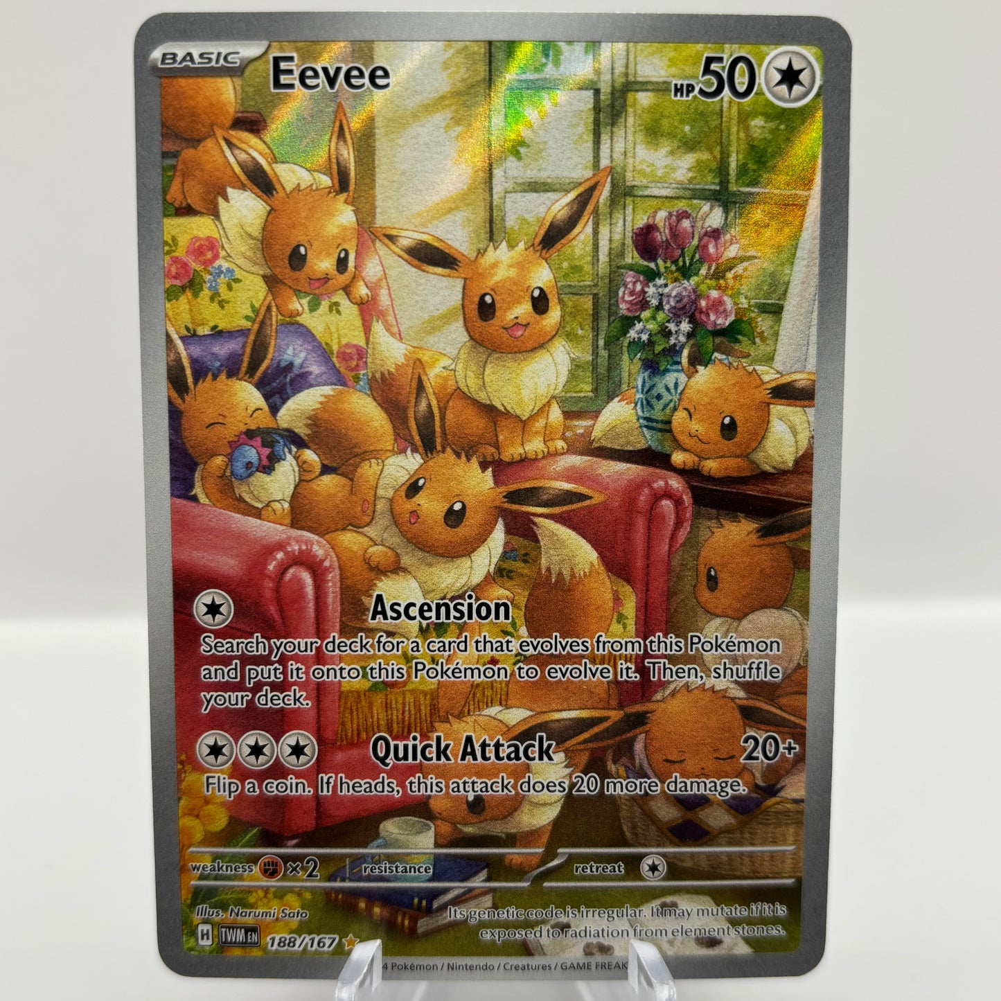 Eevee - 188/167 - SV06: Twilight Masquerade Single Card