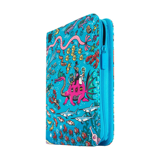 Vault X 4-Pocket Exo-Tec® Zip Binder Artist Edition Water: Osare
