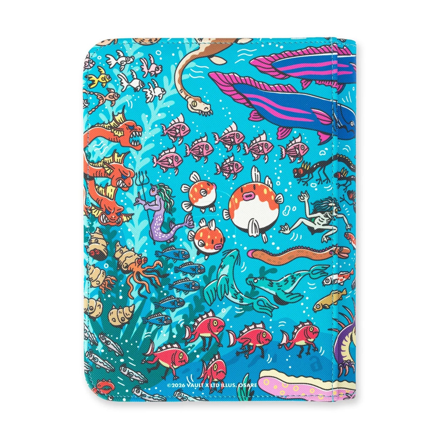 Vault X 4-Pocket Exo-Tec® Zip Binder Artist Edition Water: Osare
