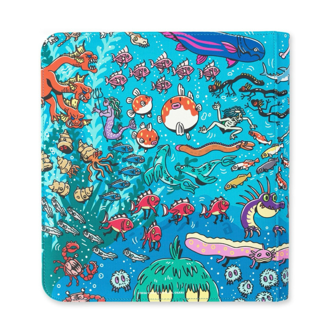 Vault X 12-Pocket Exo-Tec® Zip Binder Artist Edition Water: Osare