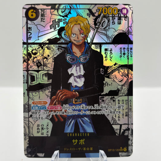 Sabo - OP13-120 SEC Alt Art Single Card