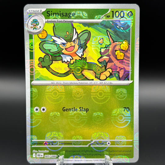 Simisage (Master Ball Pattern) - SV: Black Bolt Single Card