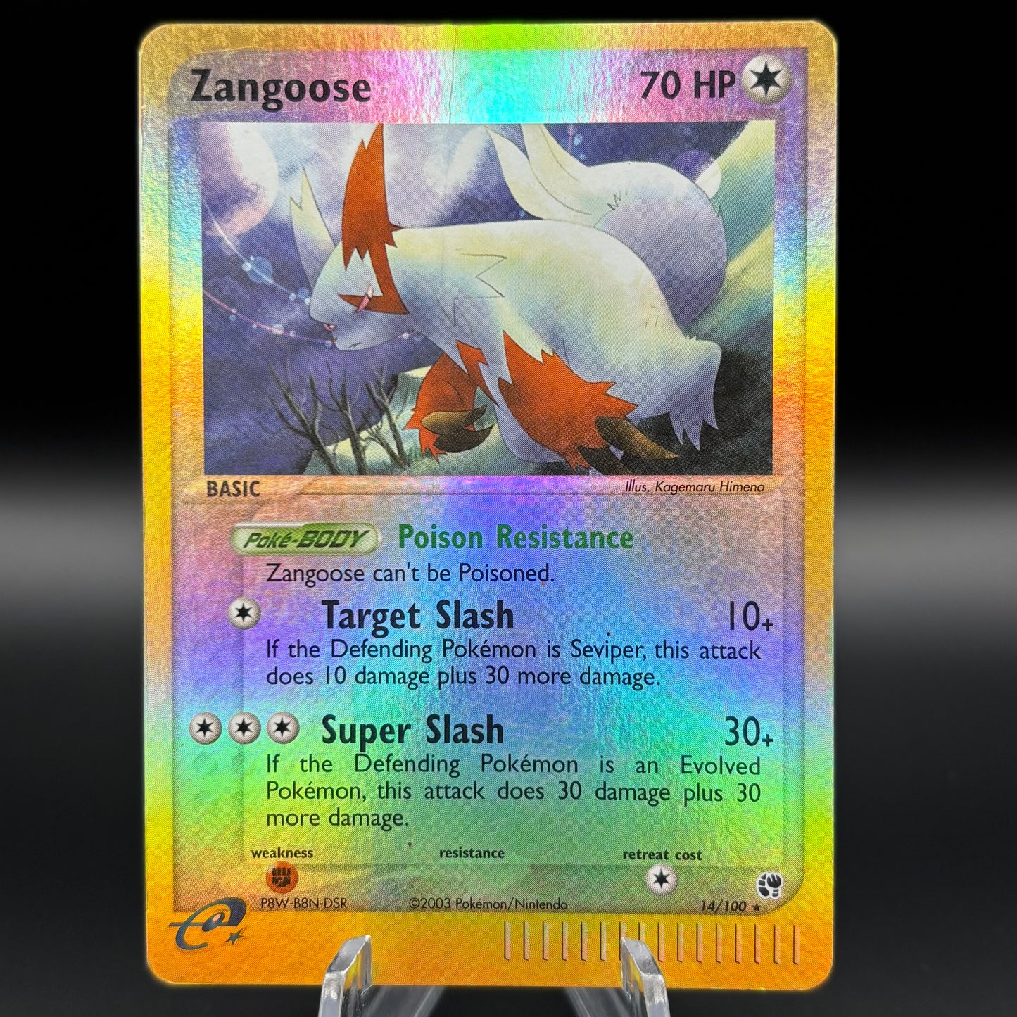 Zangoose *LIGHT PLAY* - Sandstorm Rev. Holo Single Card