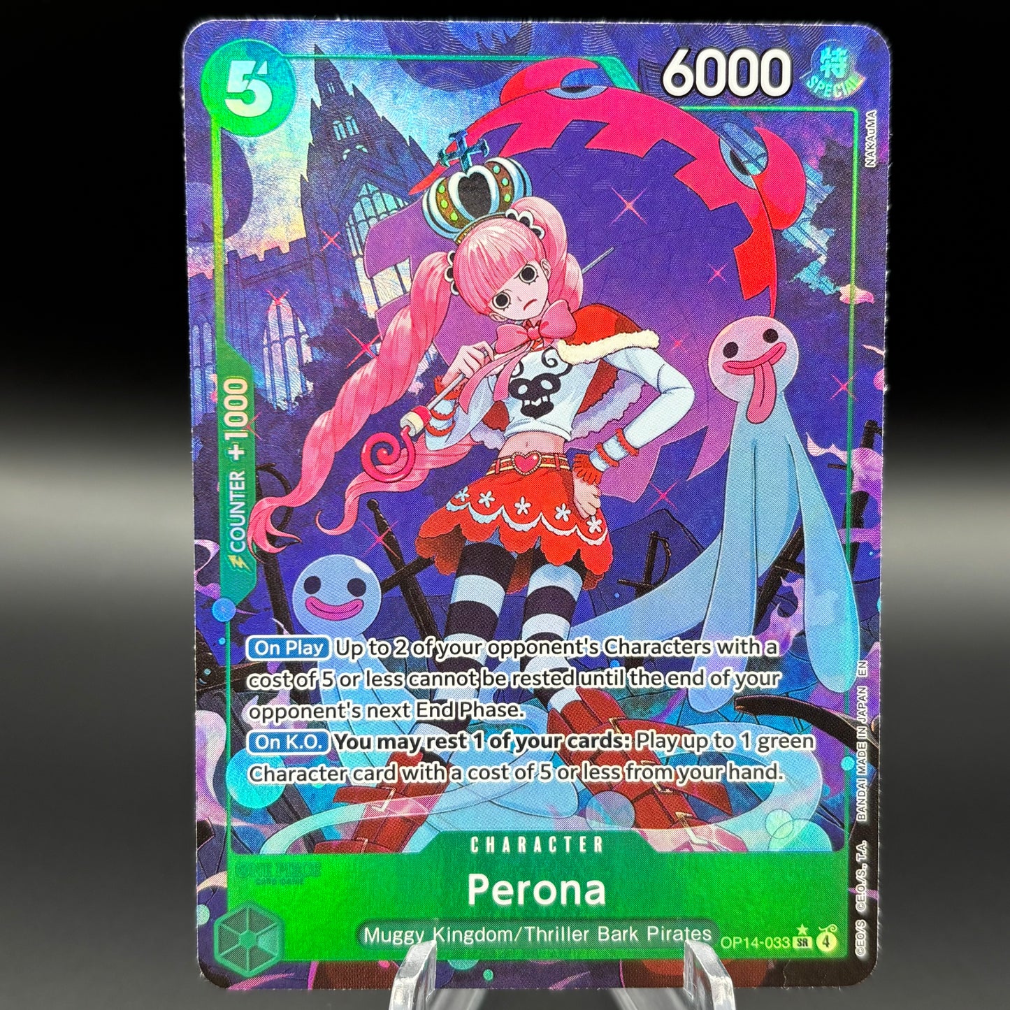 Perona - OP14-033 (Alternate Art) - The Azure Sea's Seven Single Card