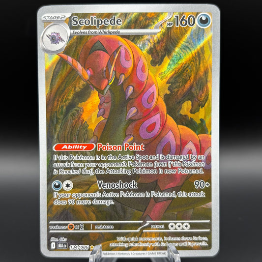 Scolipede - 134/086 - SV: Black Bolt Single Card