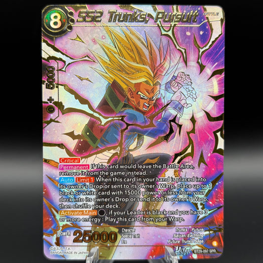 SS2 Trunks, Pursuit (SPR) - Fearsome Rivals Single Card