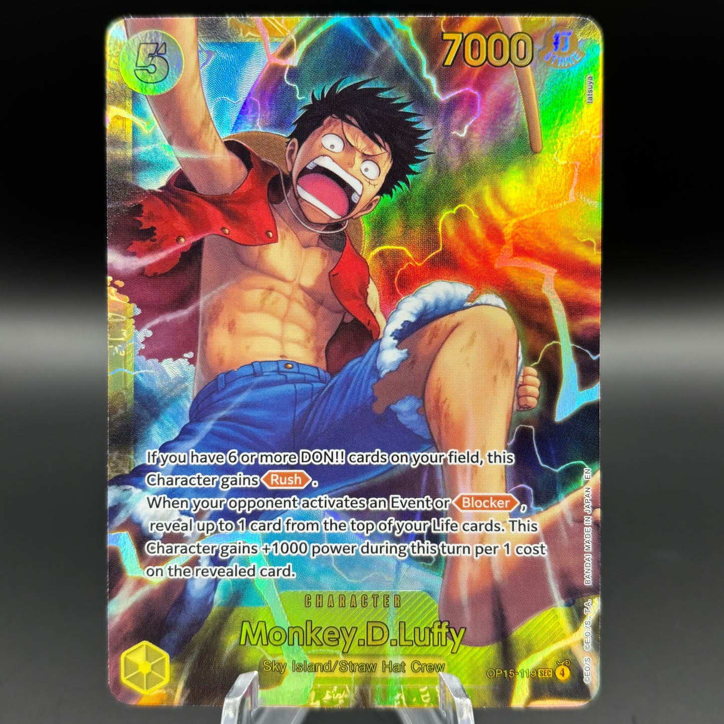 Monkey.D.Luffy OP15-99 SEC- Adventure on Kami's Island Single Card