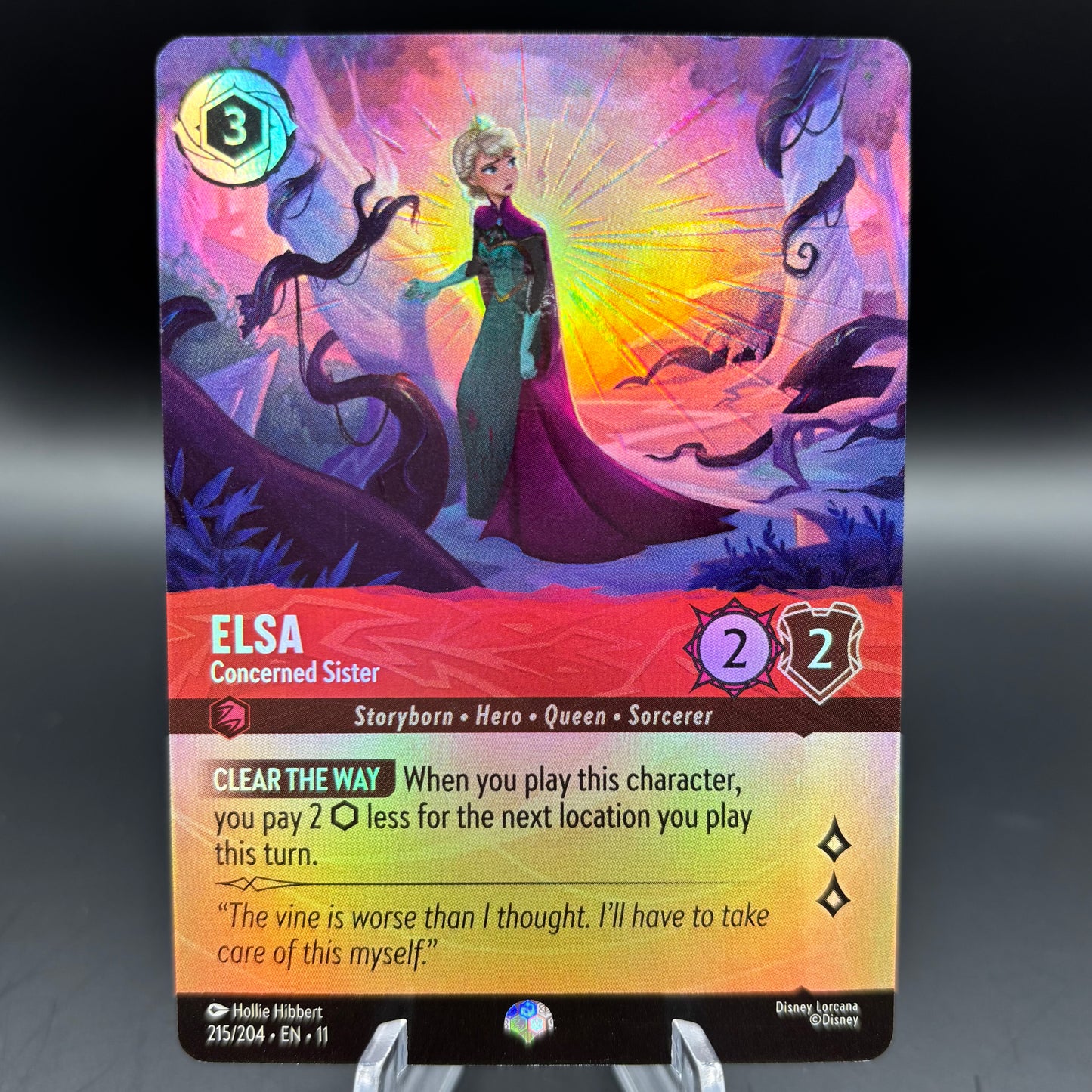 Elsa - Concerned Sister (Epic) - Winterspell Single Card