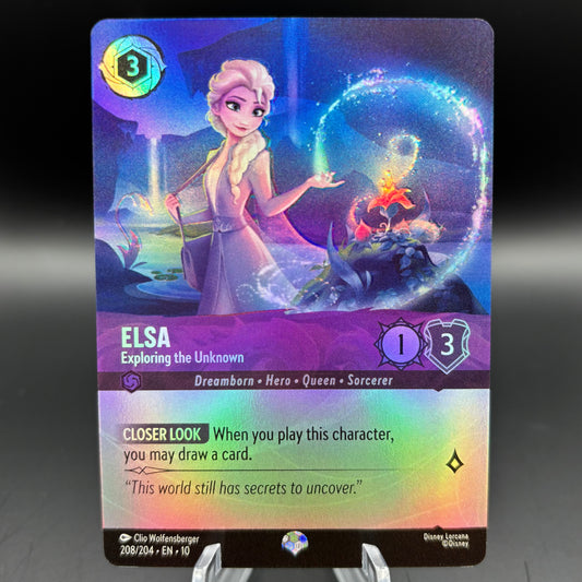 Elsa - Exploring the Unknown (Epic) - Whispers in the Well Single Card