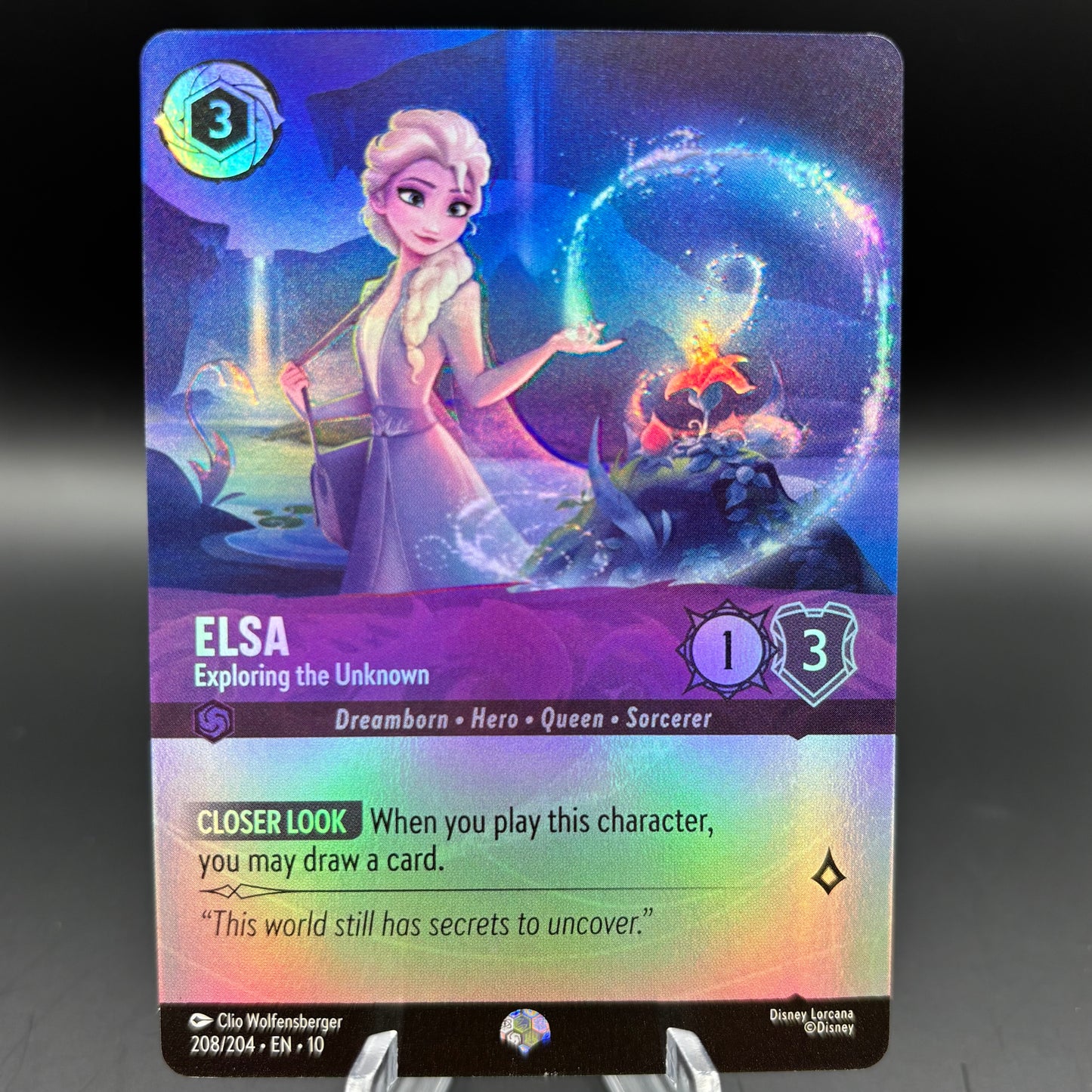 Elsa - Exploring the Unknown (Epic) - Whispers in the Well Single Card