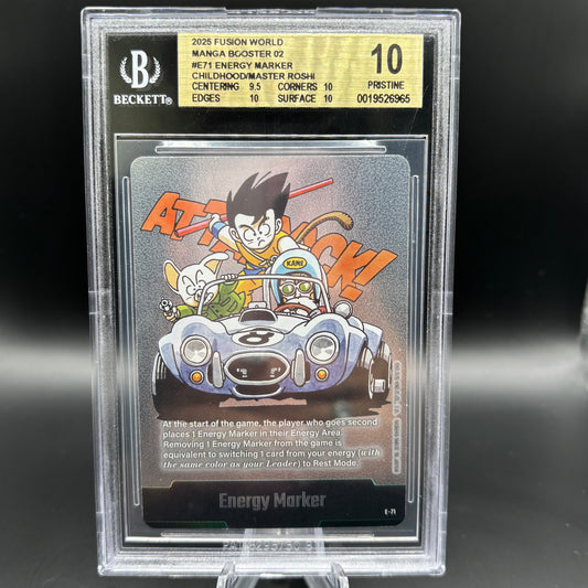 Beckett 10 2025 Fusion World Manga Booster SB02 Energy Marker E-71