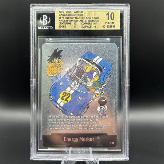 Beckett 10 2025 Fusion World Manga Booster SB02 Energy Marker E-76