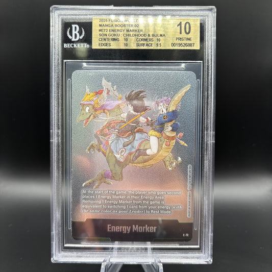 Beckett 10 2025 Fusion World Manga Booster SB02 Energy Marker E-72