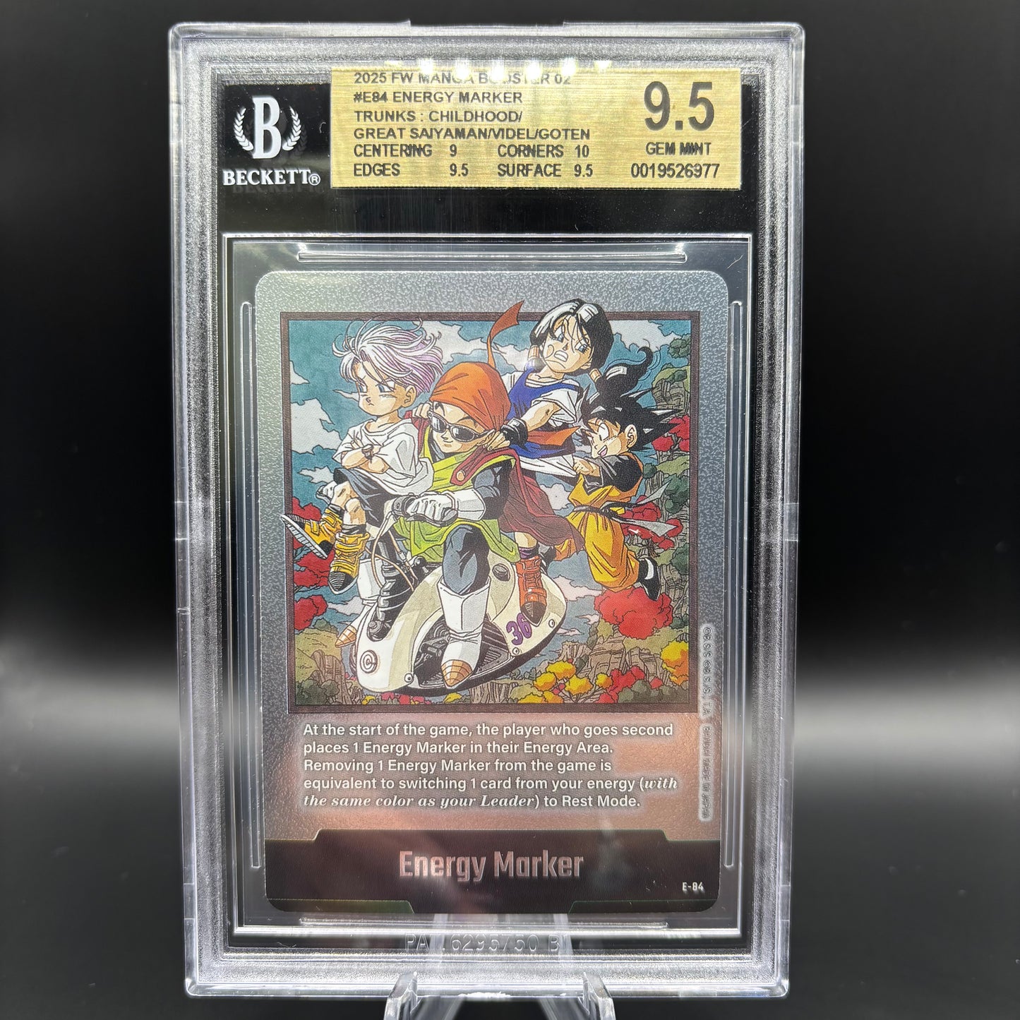 Beckett 9.5 2025 Fusion World Manga Booster SB02 Energy Marker E-84
