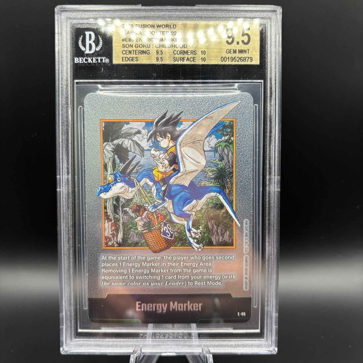 Beckett 9.5 2025 Fusion World Manga Booster SB02 Energy Marker E-86