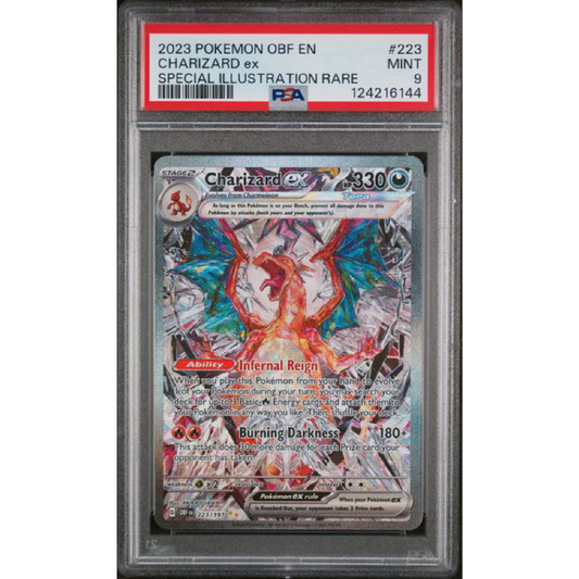 PSA 10 2023 POKEMON OBF EN-OBSIDIAN FLAMES #223 CHARIZARD EX SPECIAL ILLUSTRATION RARE