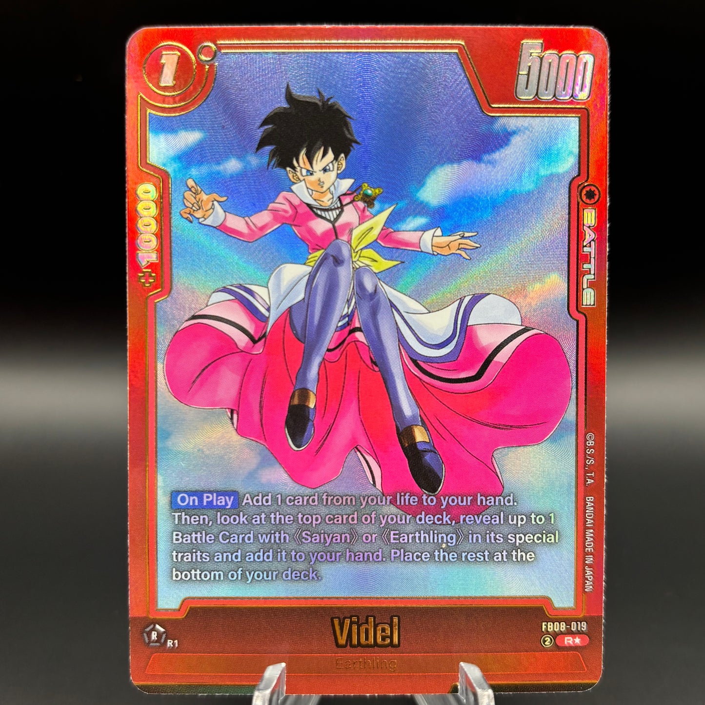 Videl - FB08-019 (Alternate Art) - Saiyan's Pride Single Card