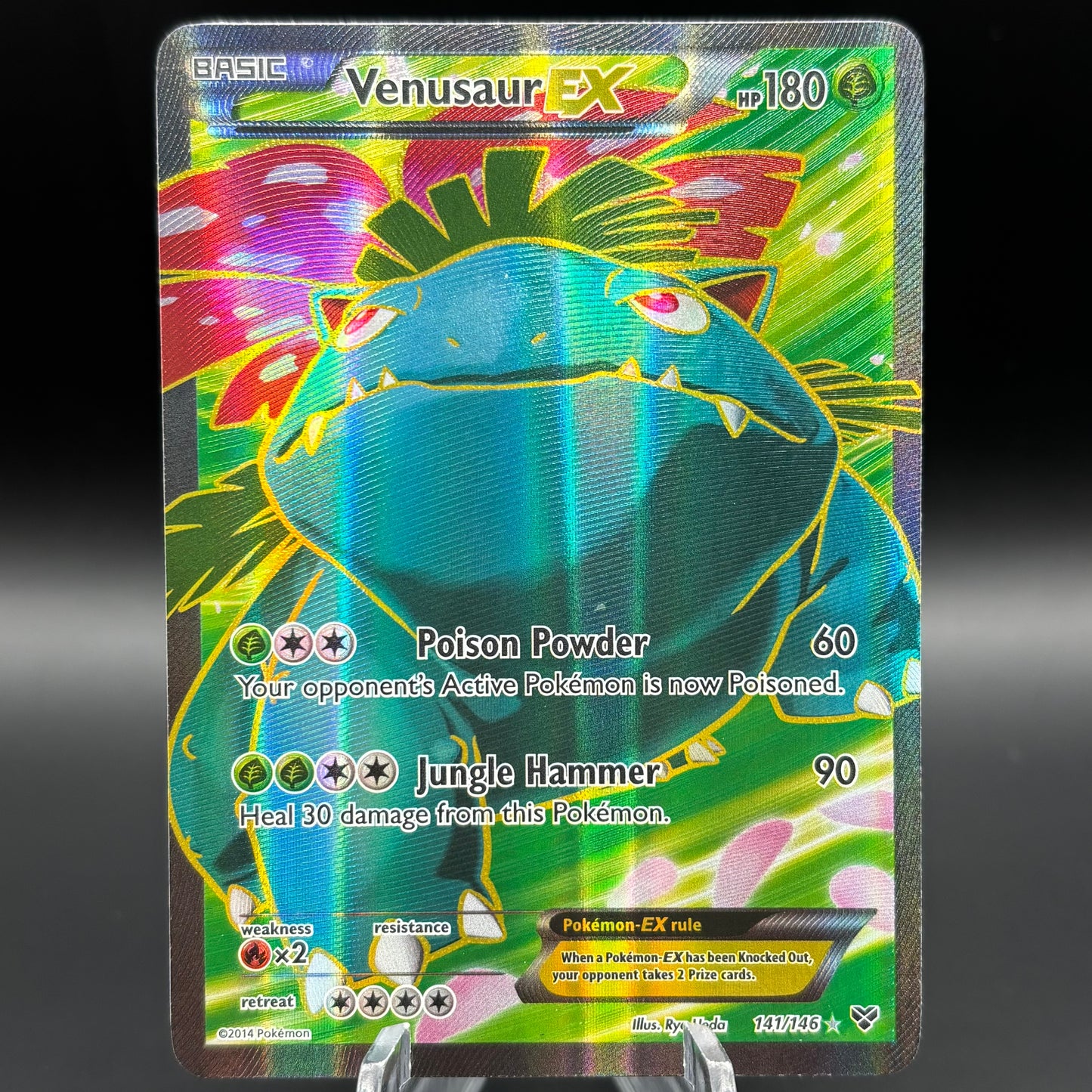 Venusaur EX (141 Full Art) - XY Base Set Single Card