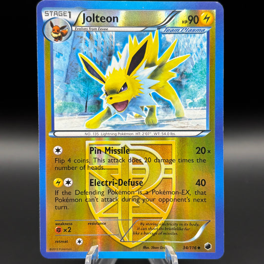 *Lightly Played* Jolteon (Team Plasma) - Plasma Freeze Single Card