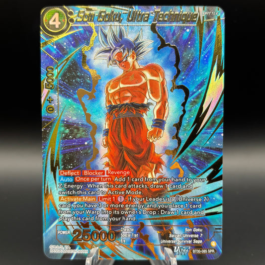 Son Goku, Ultra Technique (SPR) - Three Glorious Fighters Single Card