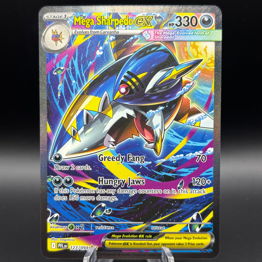 Mega Sharpedo ex - 127/094 - ME02: Phantasmal Flames Single Card