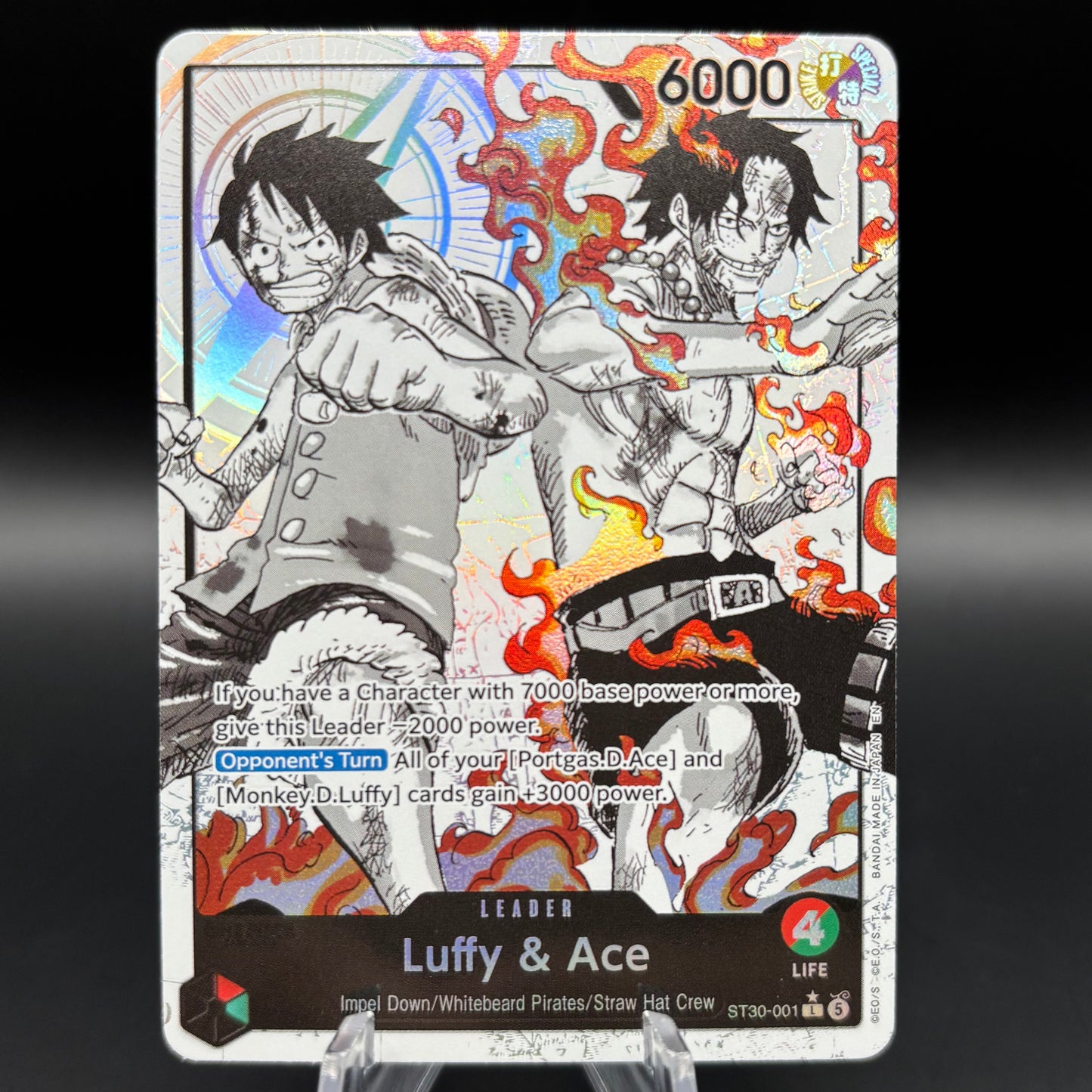 Luffy & Ace (Parallel) - Starter Deck EX: Luffy & Ace (ST-30) Single Card