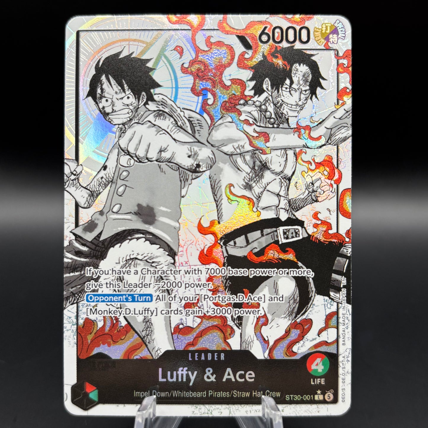 Luffy & Ace (Parallel) - Starter Deck EX: Luffy & Ace (ST-30) Single Card