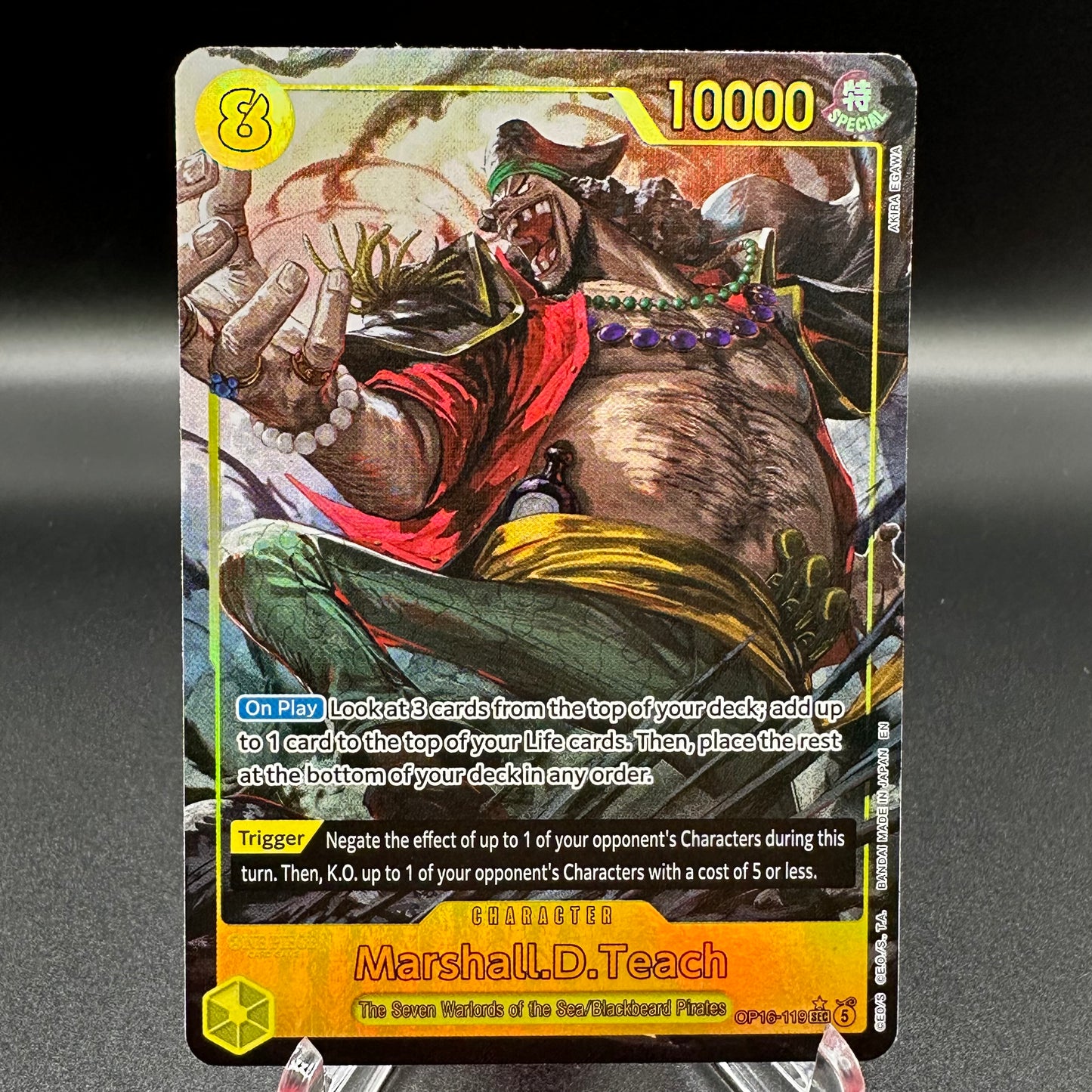 Marshall.D.Teach (119) (Alternate Art) - The Time of Battle Single Card