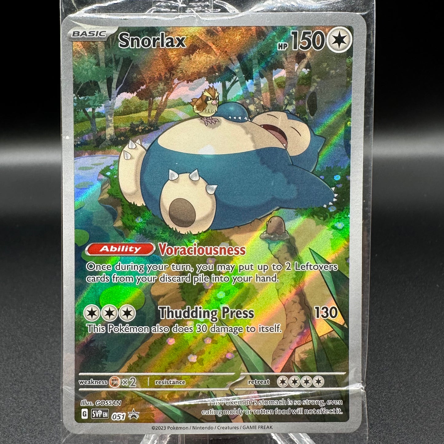 Snorlax - 051 - SV: Scarlet & Violet *Sealed PR* Single Card