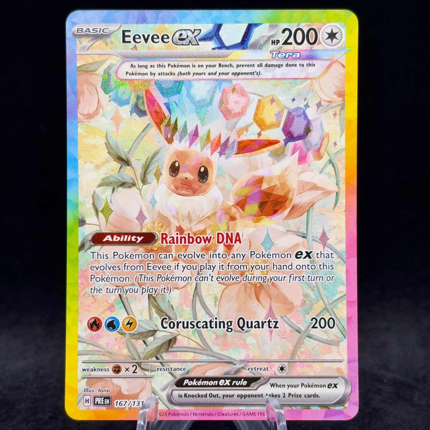 Eevee ex - 167/131 Single Card