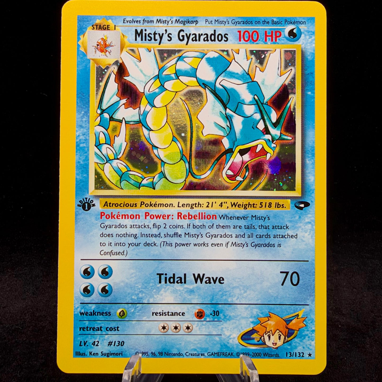 Misty's Gyarados Single Card *Light Play*