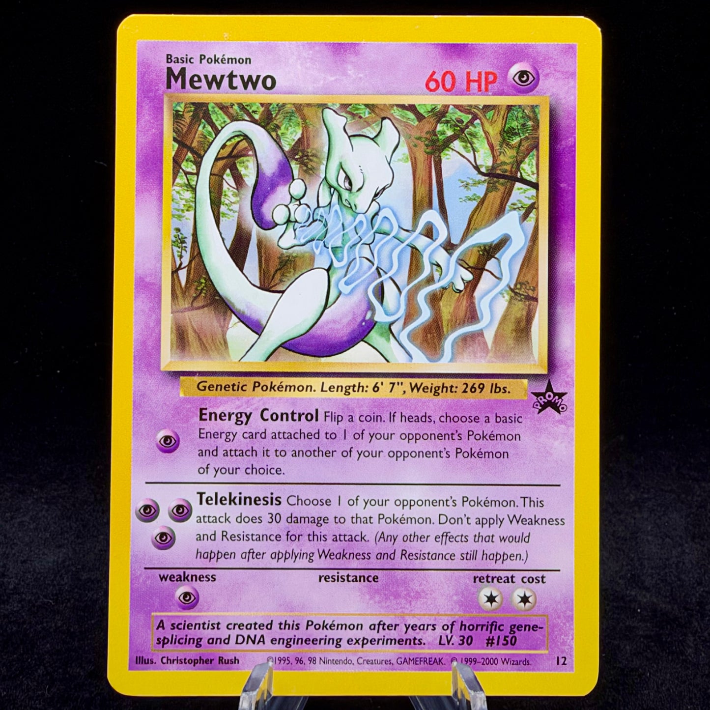 Mewtwo (12) Single Card *Light Play*