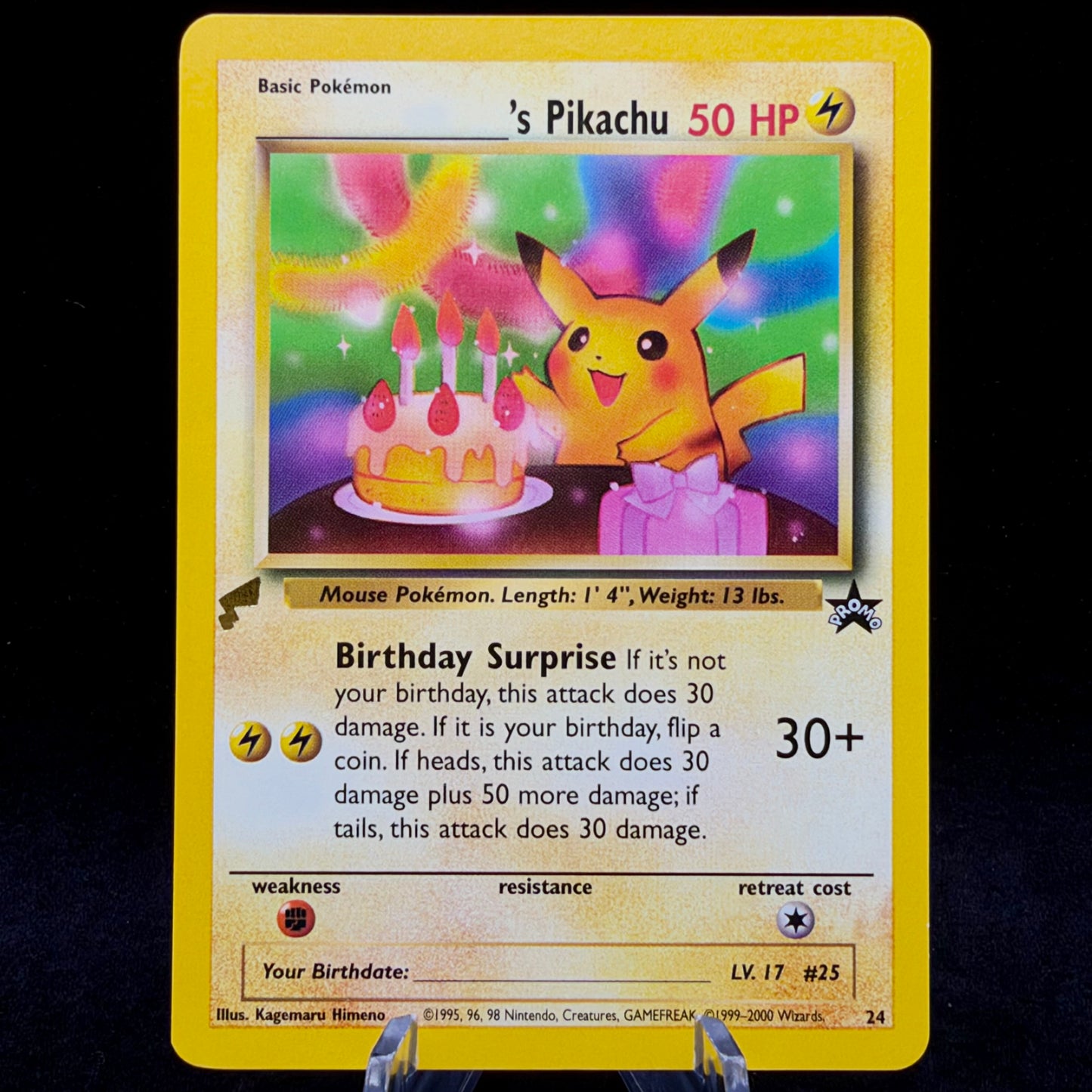 ______'s Pikachu Single Card