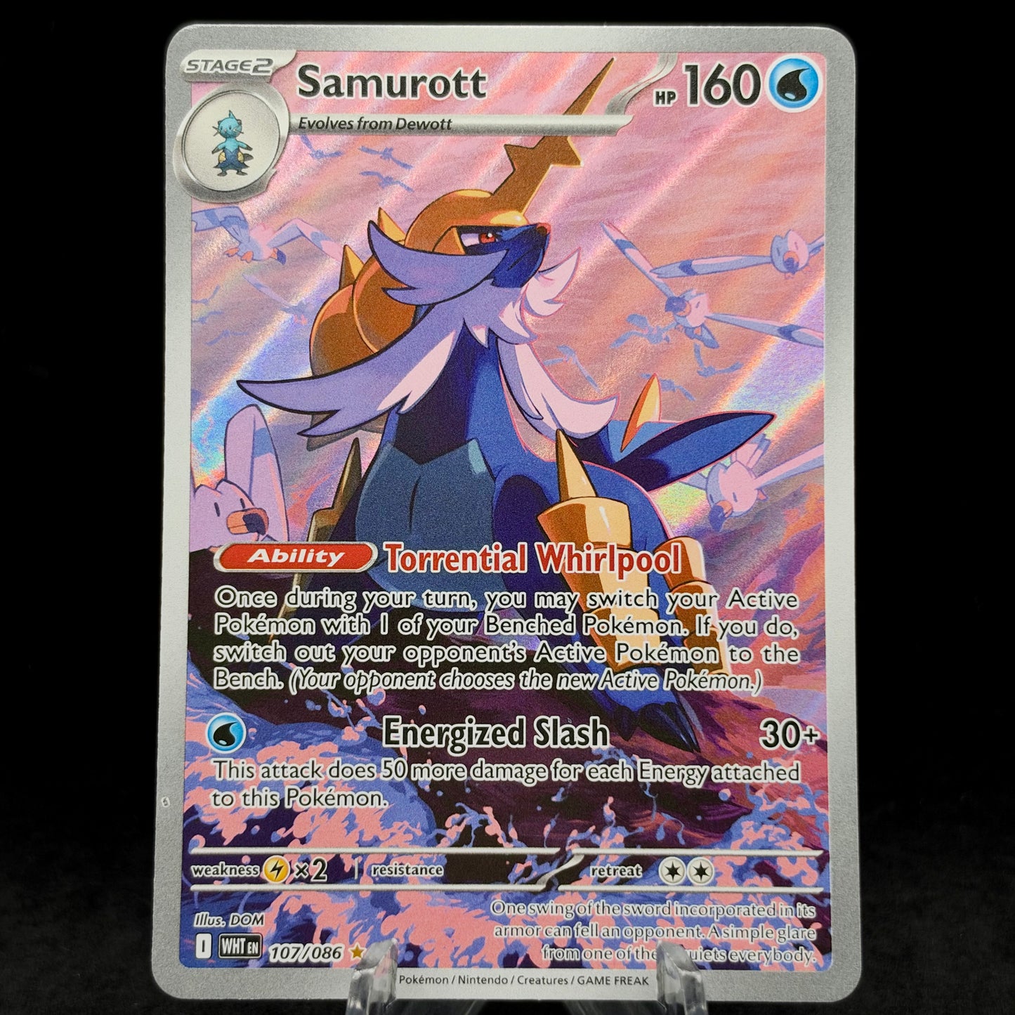 Samurott - 107/086 Single Card