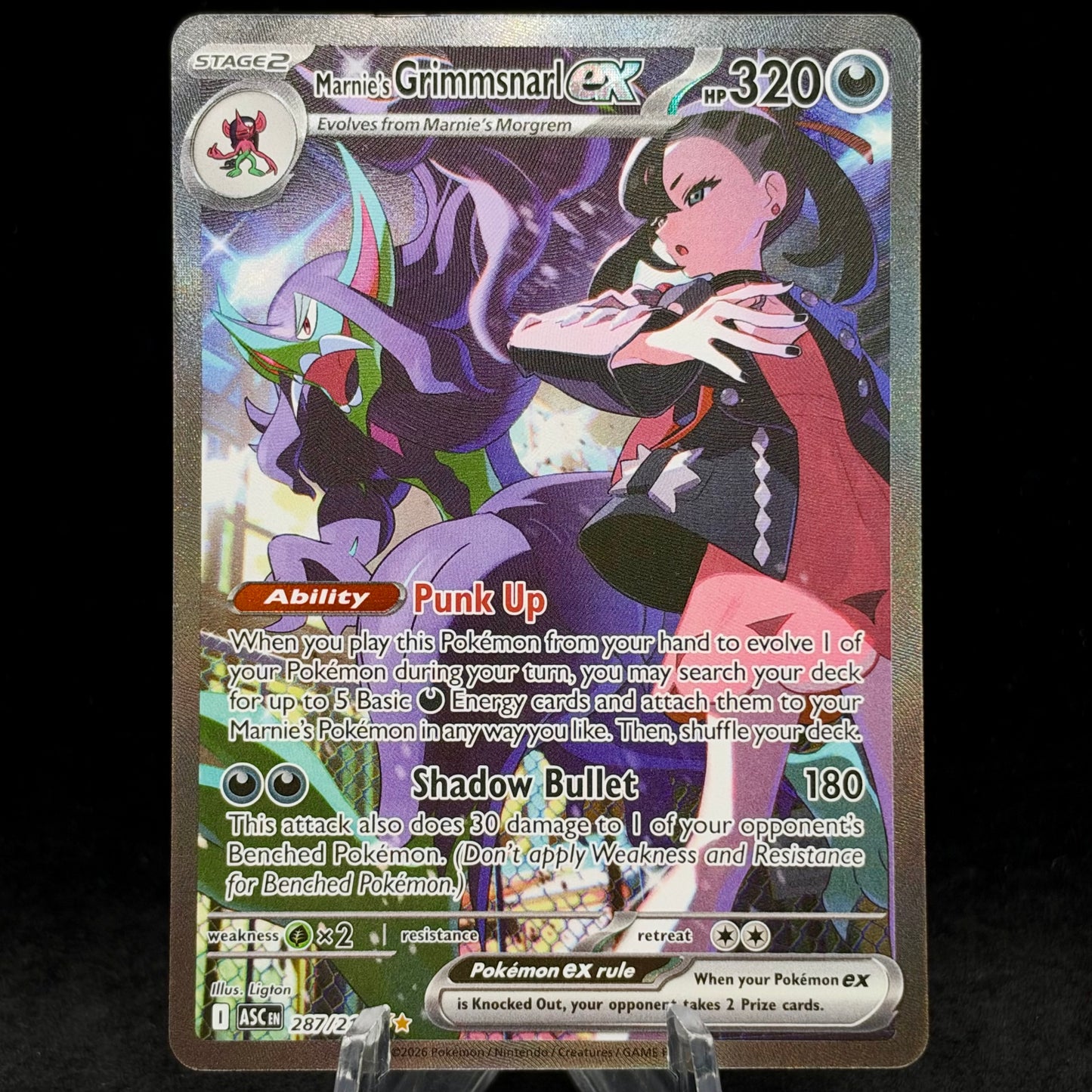 Marnie's Grimmsnarl ex - ME: Ascended Heroes (ASC) Single Card
