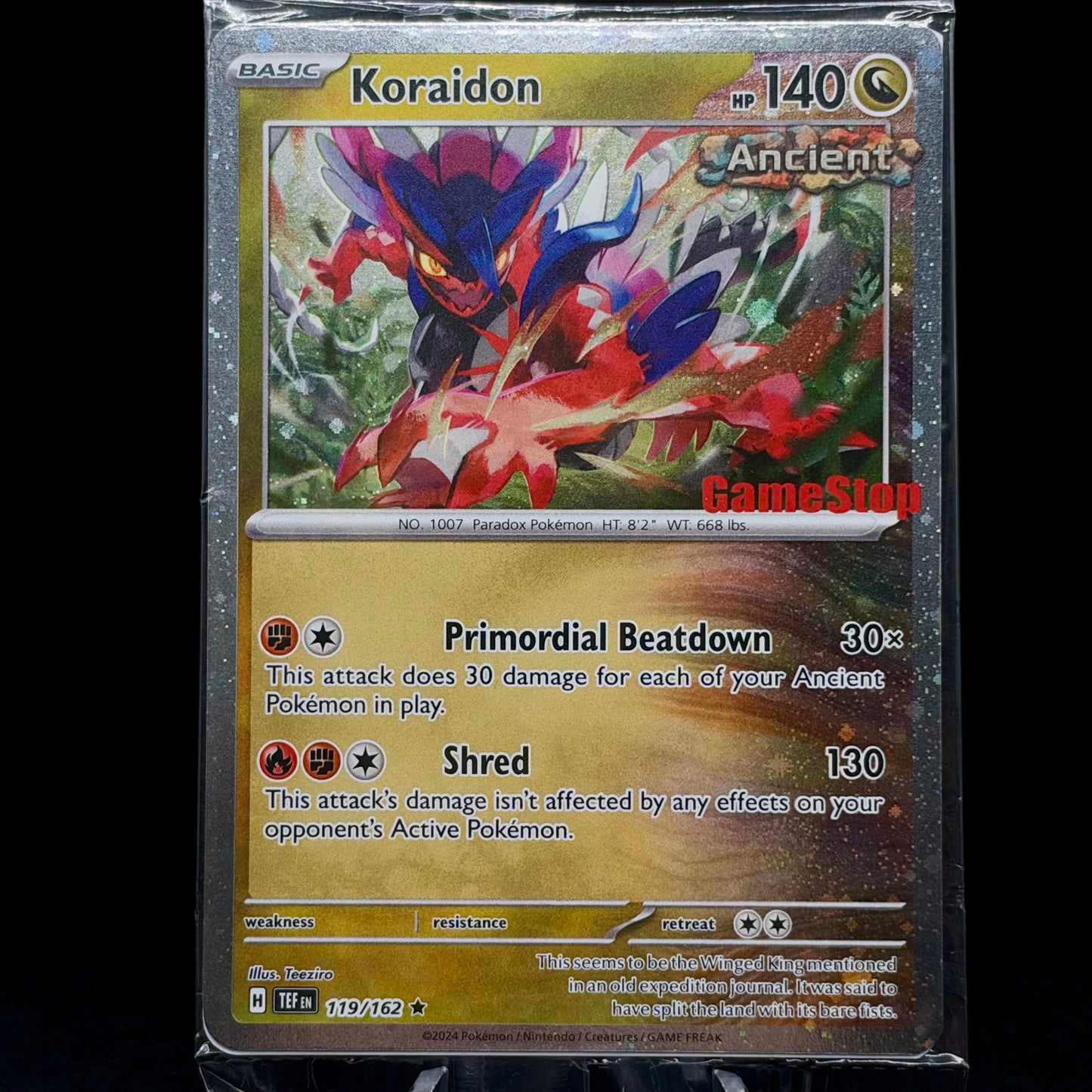 Koraidon (Gamestop Promo) - Miscellaneous Cards & Products (MCAP) *Sealed* Single Card