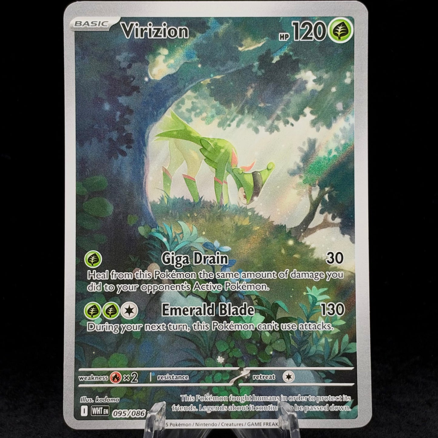 Virizion - 095/086 - SV: White Flare (WHT) Single Card