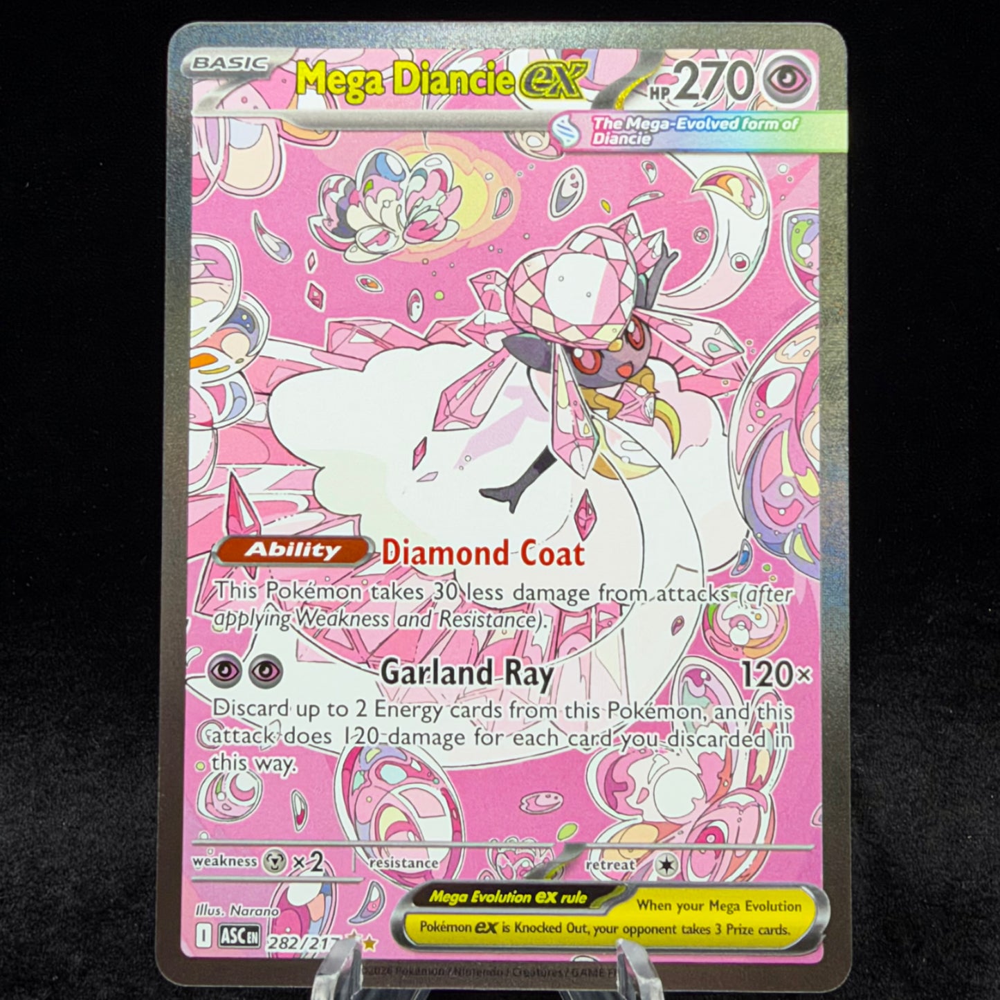 Mega Diancie ex - 282/217 - ME: Ascended Heroes Single Card