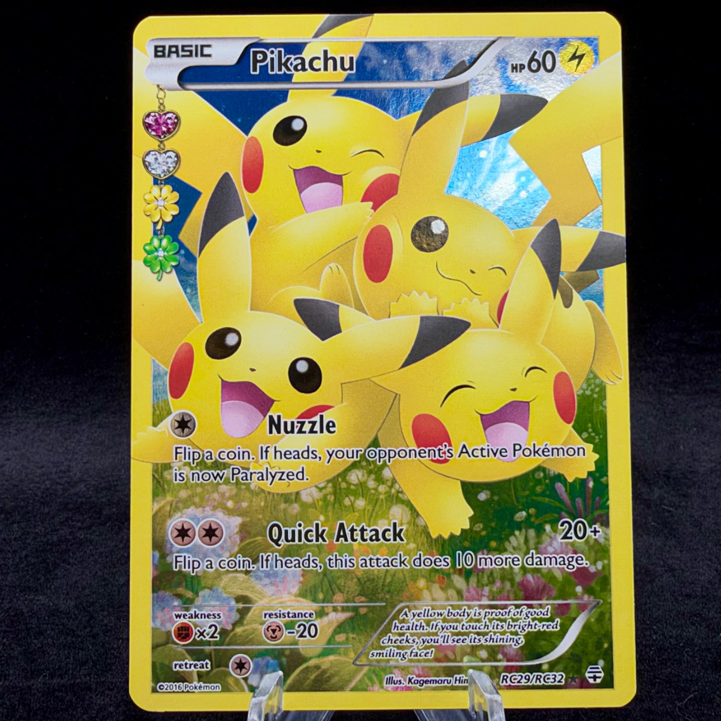 Pikachu (Full Art) - Generations: Radiant Collection *Light Play* Single Card