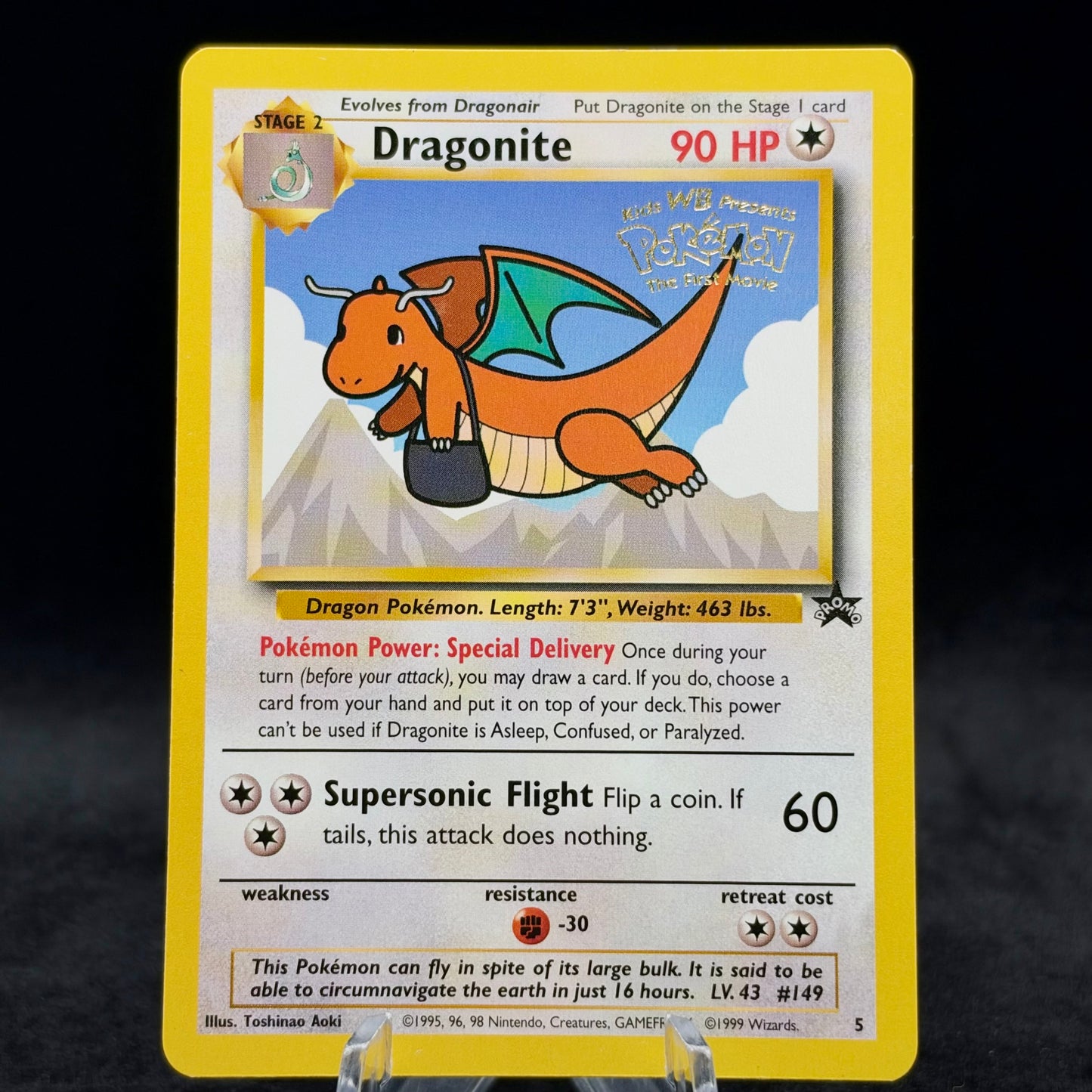 Dragonite (Movie) - WoTC PR *Moderate Play* Single Card