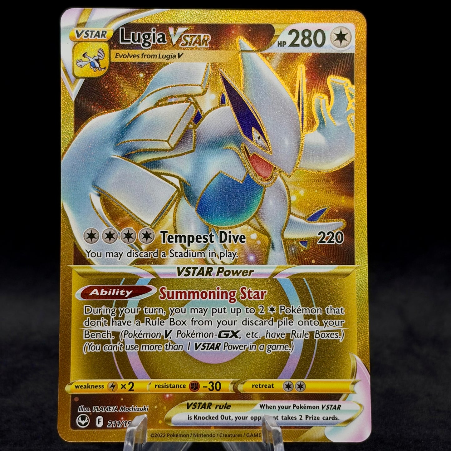 Lugia VSTAR (Secret) (211) - SWSH12: Silver Tempest Single Card